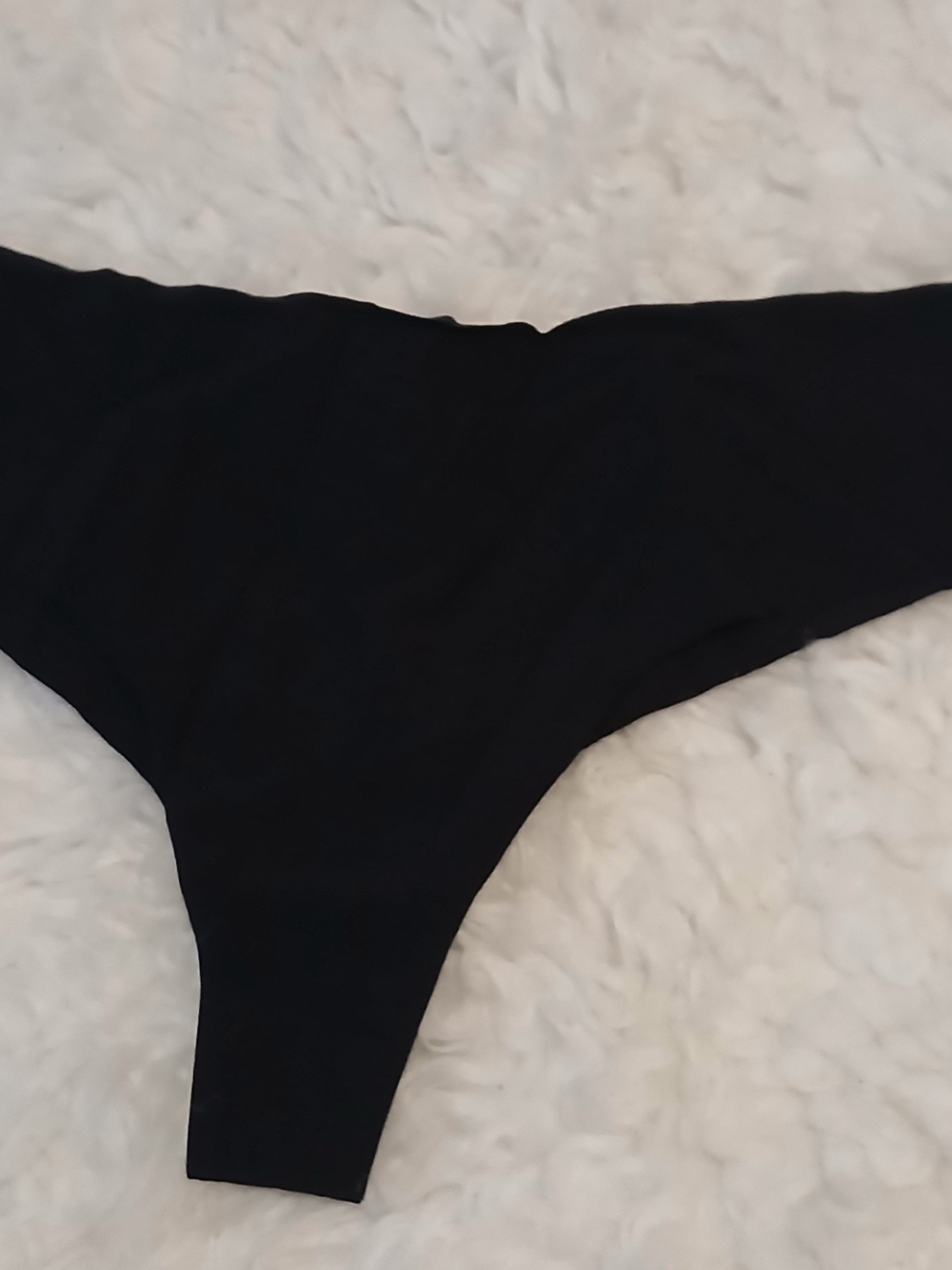 New PINK Victorias Secret Black  Stretch Bikini Bottoms XXL